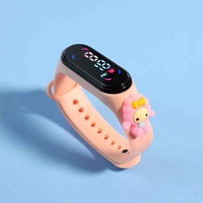 Relojes de moda para niños y mujeres, pulsera electrónica, reloj deportivo táctil LED