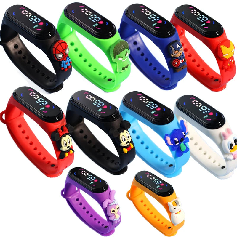 Relojes de moda para niños y mujeres, pulsera electrónica, reloj deportivo táctil LED