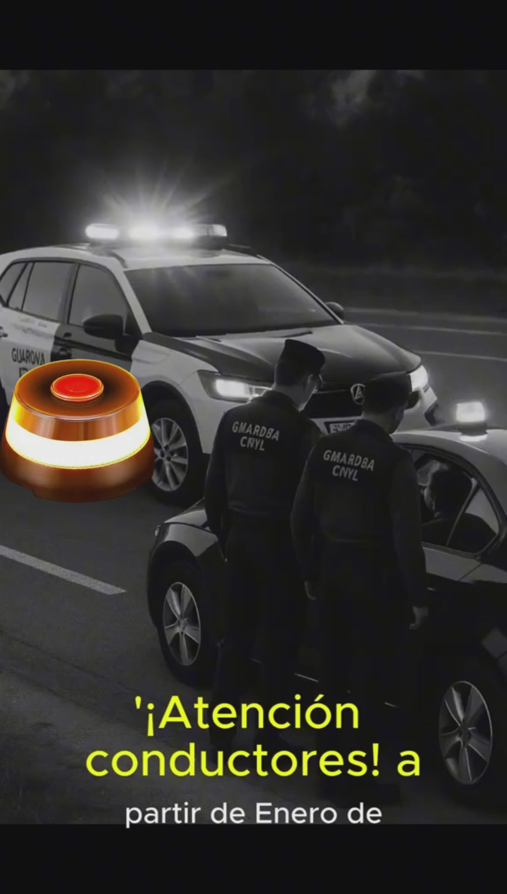 Baliza emergencia V16 conectada con geolocalizacion DGT