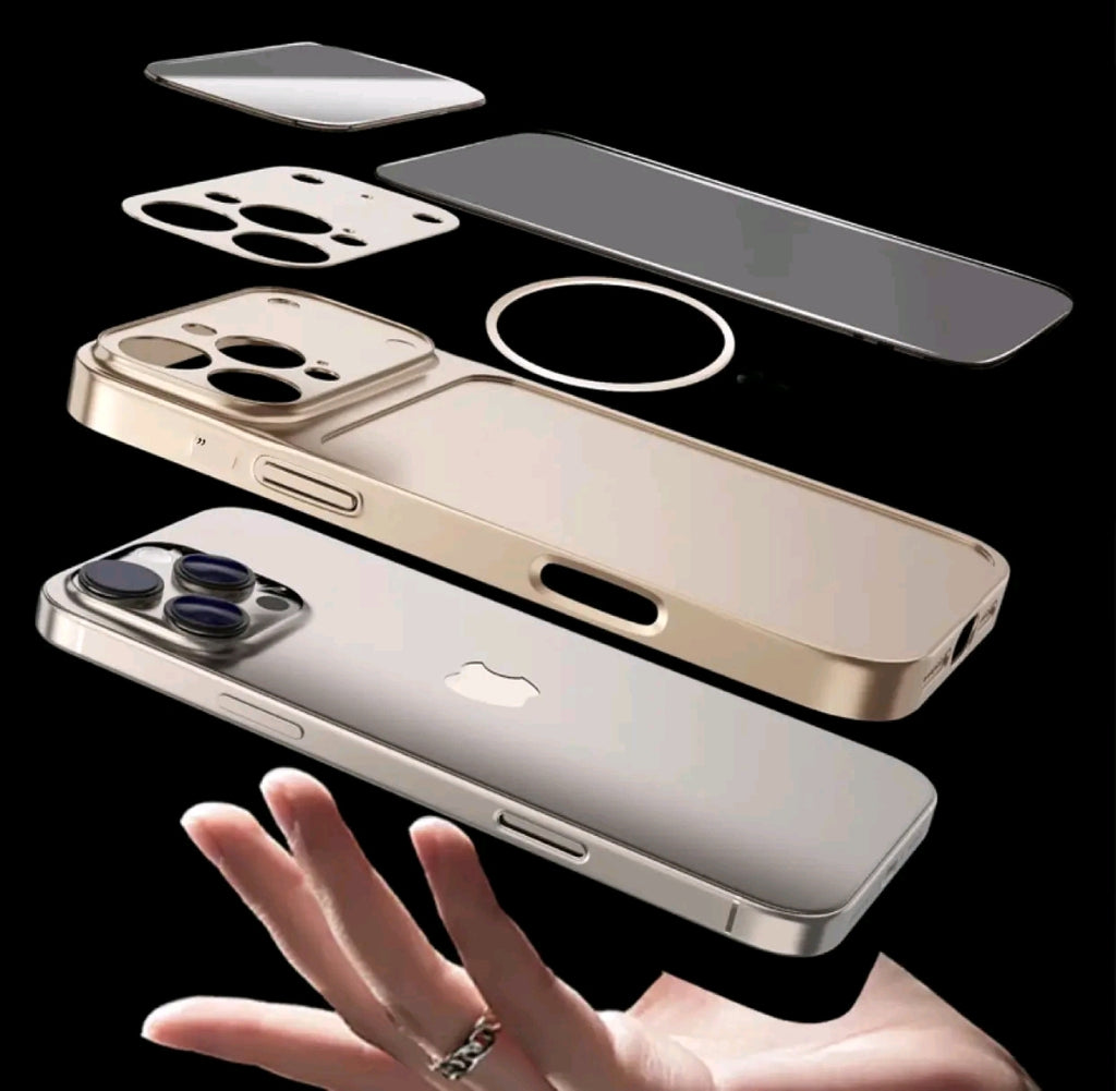 Funda de teléfono Magsafe para iPhone 17 Air 16 15 14 13 Pro